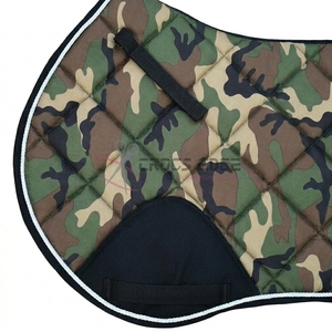 Custom Horse Saddle <b>Pad</b> Saddle Cloth Blanket Cotton Polyester Blend Diamond Quilted Breathable Anti Slip Shock Absorbing - Product Image 4