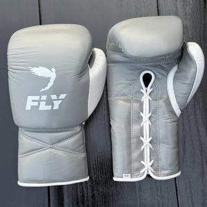 Guantes de Entrenamiento Fly SuperLace Pro X 2 de Cuero Vacuno Genuino para Sanda, MMA, Kick Boxing y Sparring con Correa de Muñeca Ajustable - Product Image 1