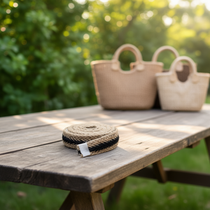 Correa de cáñamo ILAN de 2.5 cm x 150 cm aprox. para asa de bolso - Product Image 2