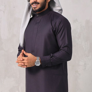 Proveedor de Thobes Personalizados, Túnica Árabe Tradicional de Algodón Elástico, Manga Larga, Largo hasta el Tobillo, para Marcas de Moda, Grandes Cantidades - Product Image 2