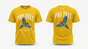 T-shirt décontracté d'été à manches courtes, col confortable, unisexe, logo personnalisé, 100% coton respirant, coupe ample style hip-hop - Product Image 6