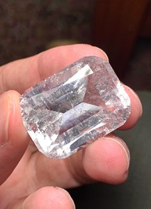 Pierre précieuse Morganite rose, taille coussin, naturelle, facettée, pour bijoux - Product Image 4