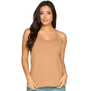 Débardeur court en coton/fibre de bambou tricoté pour femme, coupe ajustée, avec logo personnalisé, décontracté, uni, séchage rapide, respirant, pour l'entraînement - Product Image 4
