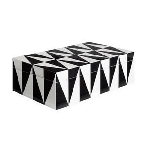 Modern Luxury Geometric Rectangle Resin Jewelry <b>Box</b> for Living Room Decor - Product Image 6