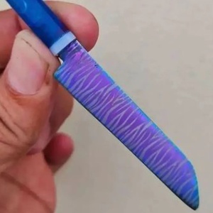 Cuchillo de Chef Personalizado Hecho a Mano Jexmoo con Cuchillos de Cocina en Miniatura de Acero Inoxidable, Hermosa Mango de Acero, Regalo para Chef - Product Image 6