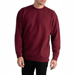 Sweat-shirt oversize à blocs de couleur rouge et blanc, manches lanternes, col rond, pull tricoté unisexe, coupe décontractée pour l'automne - Product Image 6