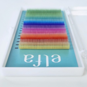 ขนตาปลอมผ้าไหมสีดำด้านหนา0.15มม. สำหรับต่อขนตาแบบคลาสสิกสีสันสดใสผู้จำหน่ายเวียดนาม - Product Image 2