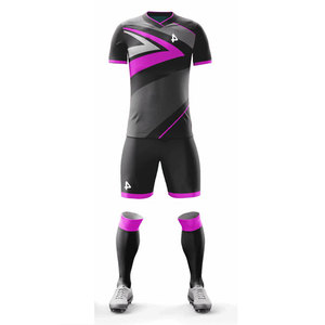 Ensemble de maillot de football respirant en maille polyester/nylon pour l'entraînement et la pratique, tenue de joueur pour jeunes - Product Image 5