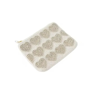 Find similar icon Classic Beaded Coin Purse Pearl and Diamond Beaded Make up Bag Wedding or Party Gift for Her - Product Image 3