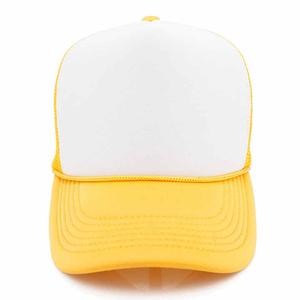หมวกแก๊ปทรง Trucker สีพื้น โลโก้สั่งทำได้ ใส่ได้ทุกเพศทุกวัย ใช้ได้ทุกฤดู ผลิตจากโพลีเอสเตอร์ 100% ราคาขายส่ง หมวก Trucker หลายแผง - Product Image 2