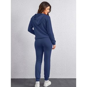 Fast Shipping Jogging Wear Fitness Clothing Tracksuit Women Customized Color OEM Design Tracksuit For Women - Product Image 3