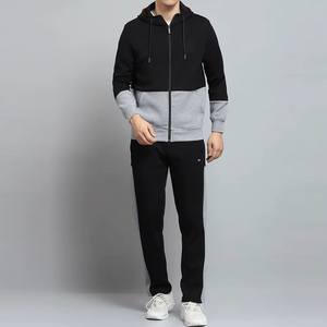 Men's Tracksuit <b>Set</b> Two Piece Premium Hoodie Jogger Suit Cotton Streetwear Gym Sportswear Bulk Factory Made - Product Image 2