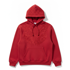 Custom Chenille Patch Spider Hoodie Mens Heavyweight Cotton Fleece Hoody Wholesale Tracksuit <b>Hip</b> Hop Sweatshirts - Product Image 3