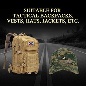 ชุดแพทช์ธงชาติเกาหลีใต้ แพทช์ปักลาย พร้อมแถบตีนตุ๊กแก - Product Image 5