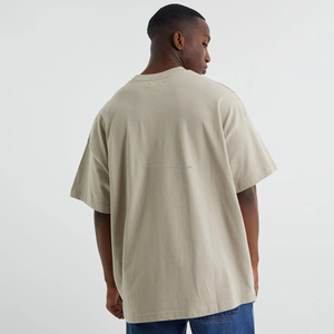 Custom Plus Size Mens Drop Shoulder 100% Thick Heavyweight T-shirt Oem <b>Blank</b> Heavy <b>Weight</b> Cotton T Shirt Oversized Tshirt - Product Image 6