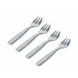 Juego de tenedores de acero inoxidable chapados en oro para boda, con diseño plano y grueso, efecto espejo, venta al por mayor de fábrica - Product Image 5