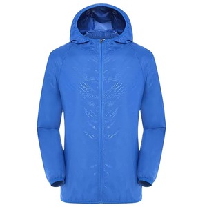 <b>Raincoat</b> <b>Men</b> Women Ultra Thin Hooded Lightweight Quick Dry Windbreaker Blue Orange Pink Black Wine - Product Image 3