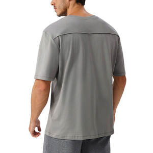 Camisetas Deportivas de Secado Rápido para Hombre, Lisas, Holgadas, Transpirables, para Correr, Fitness, Deportes al Aire Libre, Gimnasio, Casuales, Lisas, CVC - Product Image 5