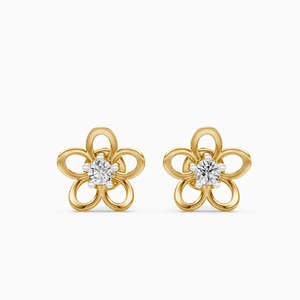 Pendientes de Diamante Cultivado en Laboratorio, Corte Brillante, Oro Sólido de 14K, Modernos para Mujer, Certificados por IGI, 3.196g, Regalos de Boda, Joyería Planet - Product Image 1