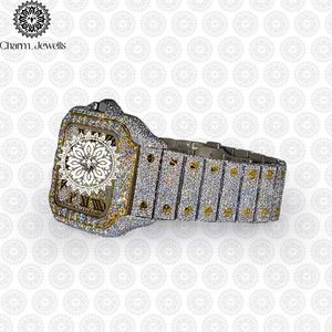 Charm_Jewells Luxury Stainless Steel Square <b>Watch</b> With Sapphire Crystal Quartz Movement Analog Dial Women Fashion Design - Product Image 2