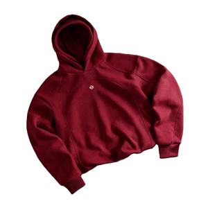 เสื้อฮู้ดดี้ผู้ชายแบบ Panel Construction ผ้าฝ้ายฟลีซคุณภาพสูง ทรงบ็อกซี่ สไตล์สตรีทแวร์ รับผลิตตามสั่ง OEM ขายส่งจำนวนมาก - Product Image 2