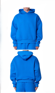 Sudadera con Capucha Oversize para Hombre, de Algodón Grueso, Estilo Urbano, Corte Holgado, Informal - Product Image 2