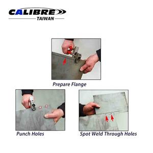 Alicates Perforadores de Orificios con Cabezal Giratorio de 5 mm de Grado Industrial TAIWAN CALIBRE, para Reparación Automotriz, Personalizable OEM, 1 Año de Garantía - Product Image 5