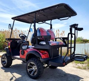 Quiet and powerful 2 8 seater luxury <b>golf</b> carts for premium guest transport with LED lighting and durability features cheap - Product Image 6