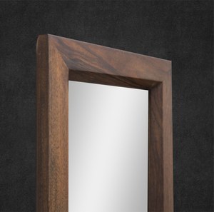 Rustic Solid Wood <b>Wall</b> <b>Mirror</b> <b>Rectangular</b> Large Teak Frame Vanity <b>Mirror</b> Farmhouse Living Room Bedroom Decor Artwork Object HD U - Product Image 5