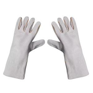 Gants de soudage en cuir, couleur personnalisée, longueur coude, respirants, protection thermique, utilisation extérieure en hiver, style uni - Product Image 4