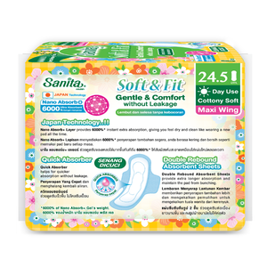 OEM/DOM Sanita Super Absorbente Maxi Wing 24,5 cm Servilleta sanitaria de algodón desechable 8 piezas Muestras gratis - Product Image 2