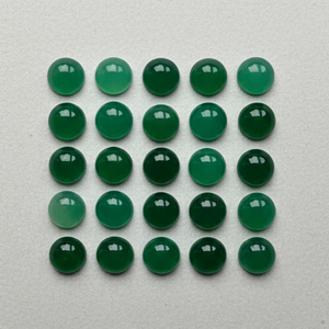 Petits cabochons en onyx vert naturel, pierres précieuses en vrac, taille personnalisée, évaluation par une tierce partie, certifiés GRV, bijoux pour la fabrication de bijoux - Product Image 3