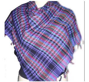 Men's Traditional Polka Dot Pattern Arab Shemagh Scarf Multi-Color Keffiyeh Shawl Palestine Inspired Summer <b>Head</b> <b>Wrap</b> - Product Image 1