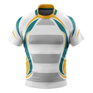 Camisetas de Rugby Americano al por Mayor, Alta Calidad, Nuevo Diseño, Transpirables, Personalizables, Jersey de Fútbol Americano para Clubes, Manga Corta - Product Image 4