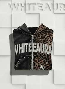 Sweat à capuche personnalisé de 450 GSM, poids lourd |   Streetwear |   Conception solide à structure divisée |   Polaire 100% polyester |   Écologique |   OEM - Product Image 4