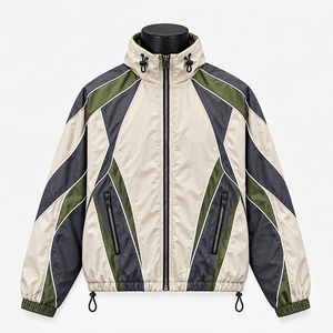 Chaqueta de Forro Polar Azul para Hombre, con Cierre de Cremallera de un Cuarto, Transpirable, Informal, de Punto, Manga Larga, Color Sólido, para Otoño, Ropa Exterior para Ciclismo - Product Image 1