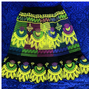 Customize Style Micronesian Island Embroidered Women's Skinny Skirt Unique Micronesian Design Embroider Work Island Skirts - Product Image 3