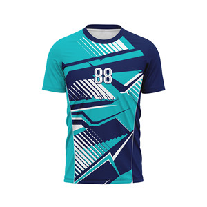Maillot de football personnalisé par sublimation pour homme, séchage rapide, respirant, manches courtes, uniforme d'entraînement et de match, haut de sport - Product Image 6