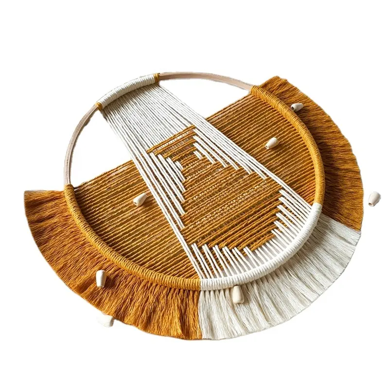 Decorative Accessories Cotton Woven Macrame Wall Mount Level For Bedroom Living Room Kindergarten Home Ornaments