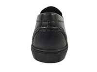 Chaussures habillées à enfiler pour hommes en cuir Washington, semelle intermédiaire en EVA, semelle extérieure en TPR, bout fermé, antidérapantes, pour le bureau et la carrière, avec coussin d'air