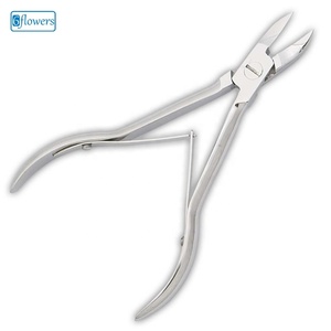 Coupe-ongles professionnels en acier inoxydable 6flowers, lames concaves à double ressort, outil manuel durable pour le bricolage - Product Image 1