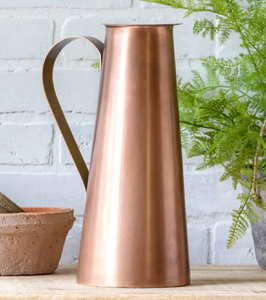 Intricate mandala engraved copper flask <b>container</b> features a tight top lid and slim brass handle, available at wholesale price. - Product Image 4