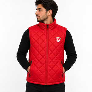 DUMELA Men's Customized Color Puffer Jacket Stand Collar Zipper Front Logo Windproof Winter Casual <b>Canvas</b> <b>Plain</b> Dyed - Product Image 3
