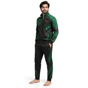 Stylish Men Sublimation <b>Tracksuit</b> Made With Comfortable Fabric And Reliable <b>Stitching</b> Offering Attractive Printed Details Smooth - Product Image 3