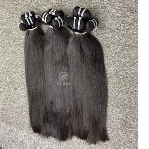 2023 vente chaude cheveux raides naturels prix de gros pour les femmes noires meilleure qualité faisceaux de cheveux crus vietnamiens - Product Image 1