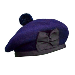 Gorro de Lana Acrílica Color Púrpura Balmoral, Gorro Escocés Balmoral Personalizado OEM ODM 2026 - Product Image 3