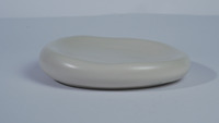Assiette de service artisanale en grès céramique émaillé abstrait de 19,5 cm, durable, écologique, compatible lave-vaisselle, pour restaurants et hôtels (vente en gros)