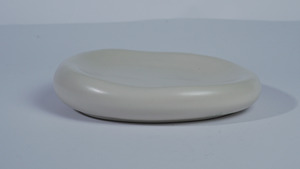 Assiette de service en céramique émaillée abstraite de 19,5 cm, durable, écologique, compatible lave-vaisselle, pour restaurant, hôtel, vaisselle japonaise - Product Image 4