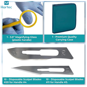 Kit de dissection avancé de 17 pièces, outils en acier inoxydable de qualité supérieure pour étudiants en médecine, instruments chirurgicaux de dissection - Product Image 6