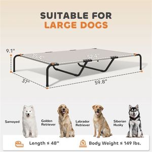 Cuccia per Animali Domestici Beige di Grandi Dimensioni, Comoda e Resistente - Product Image 6